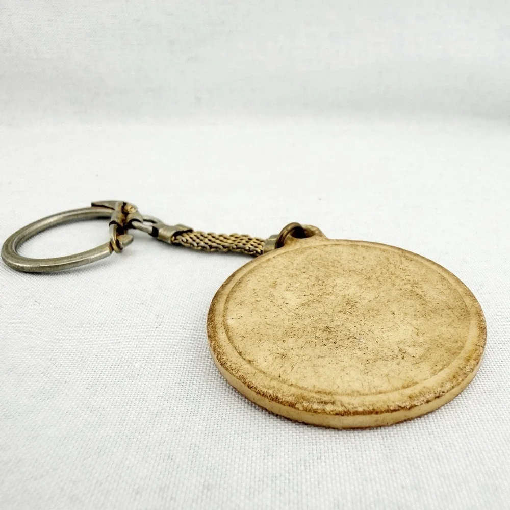 Vintage Ewing New Jersey Advertising Keychain Key Fob Cars Dealer Jerry Ashmen